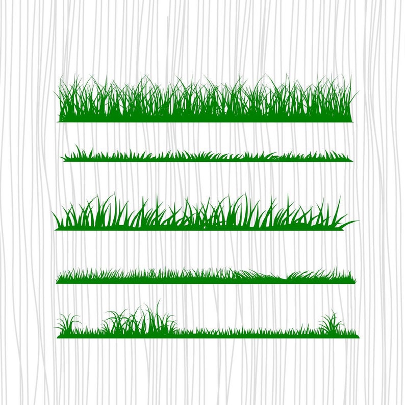 Download Wild Grass border SVG Files Grass Dxf Files Grass Clipart ...