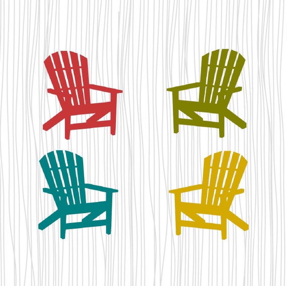 Adirondack Chair SVG FileAdirondack Chair Cut Filechair Etsy