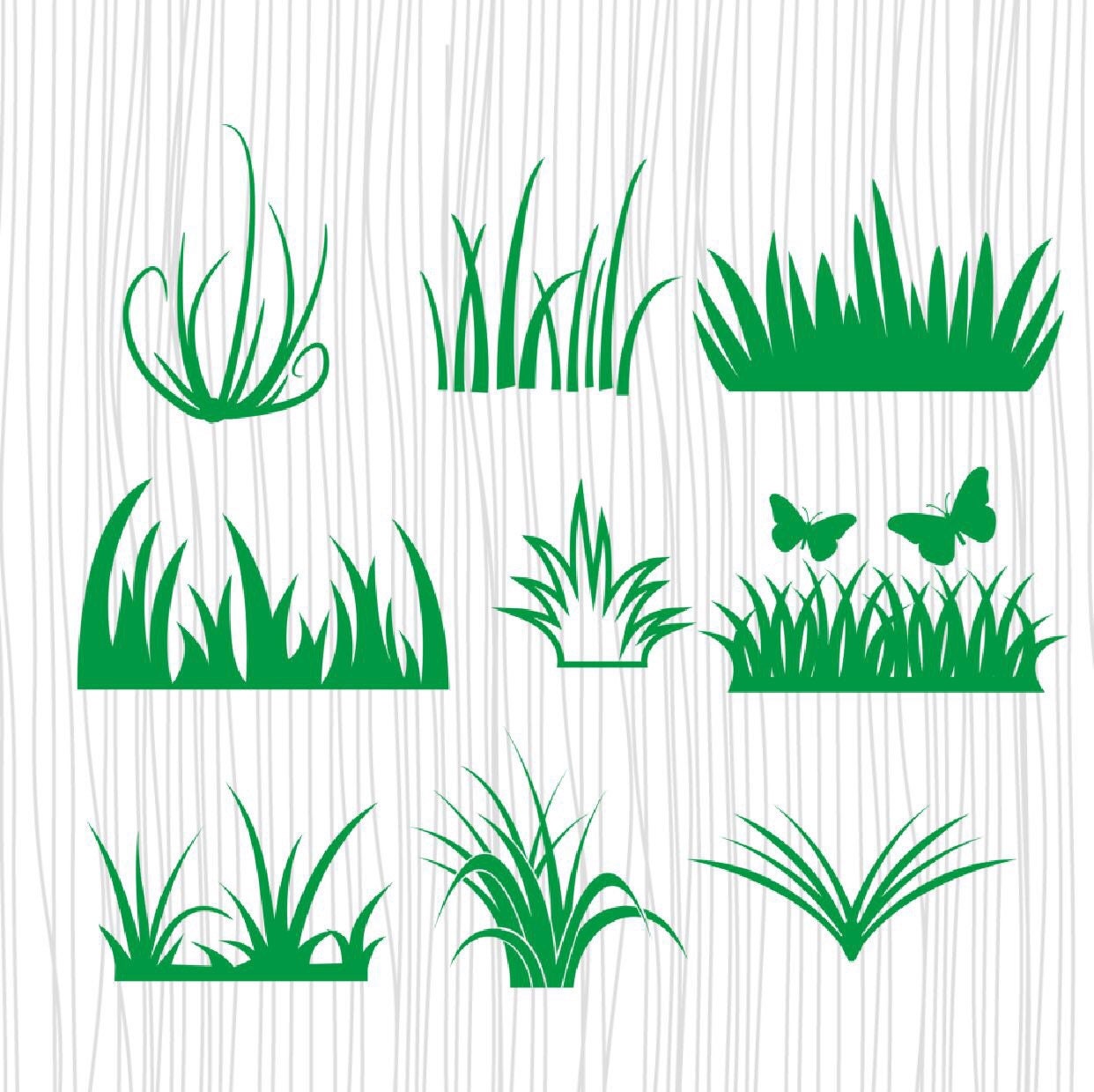 Download Wild Grass SVG Files Grass Dxf Files Grass Clipart Grass ...