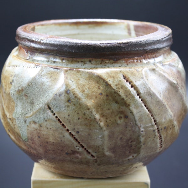 clay soda&woodFired cone 12 Beggars Bowl