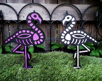 Skelingo 11" Garden Stakes • Gothic Home Garden Decor • 3D Printed