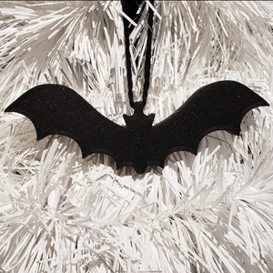 Bat Tree Ornament • Gothic Holiday Home Decor • 3D Printed