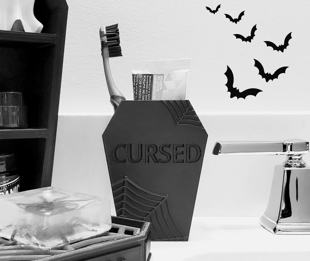 Wednesday Addams Coffin Paper Towel Holder Table Kitchen Handmade Goth  Halloween Haunted Home Macabre Décor Horror 