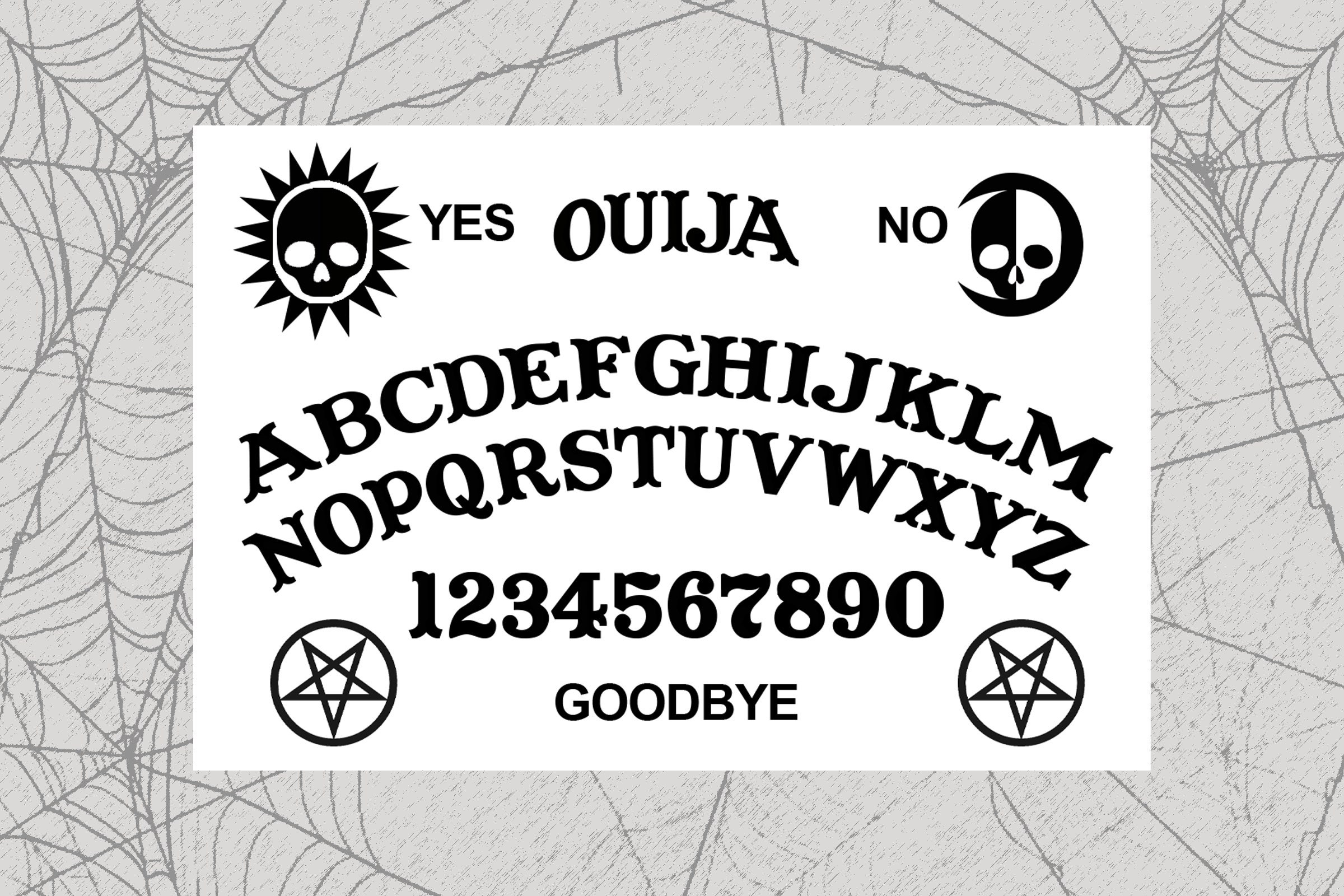 ouija board permanent vinyl decal gothic home decor
