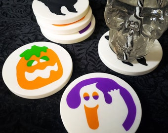 Spooky Sugar Cookie Coasters • Gothic Home Decor • 3D Printed