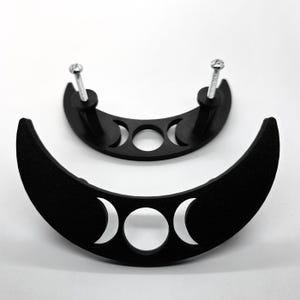 Crescent Moon Drawer Pull • Gothic Home Hardware • 3D Printed