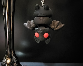 Bat Fidget Keychain • Gothic Home Decor • 3D Printed