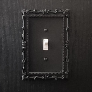 Victorian Frame Switch Plate Cover • Gothic Home Hardware • 3D Printed #4
