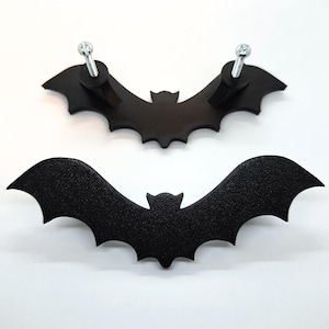 Bat Drawer Pull • Gothic Home Hardware Decor • 3D Printed