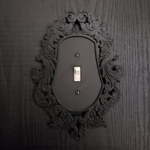 Victorian Frame Switch Plate Cover • Gothic Home Hardware • 3D Printed #1