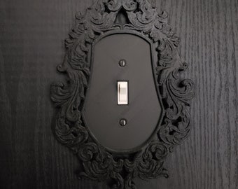 Victorian Frame Switch Plate Cover • Gothic Home Hardware • 3D Printed #1