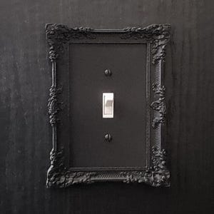 Victorian Frame Switch Plate Cover • Gothic Home Hardware • 3D Printed #3