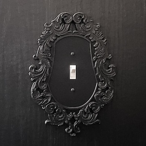 Victorian Frame Switch Plate Cover • Gothic Home Hardware • 3D Printed #1