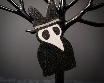 The Cursed Creeps - Plague Doctor Keychain • Easterween Accessory • 3D Printed