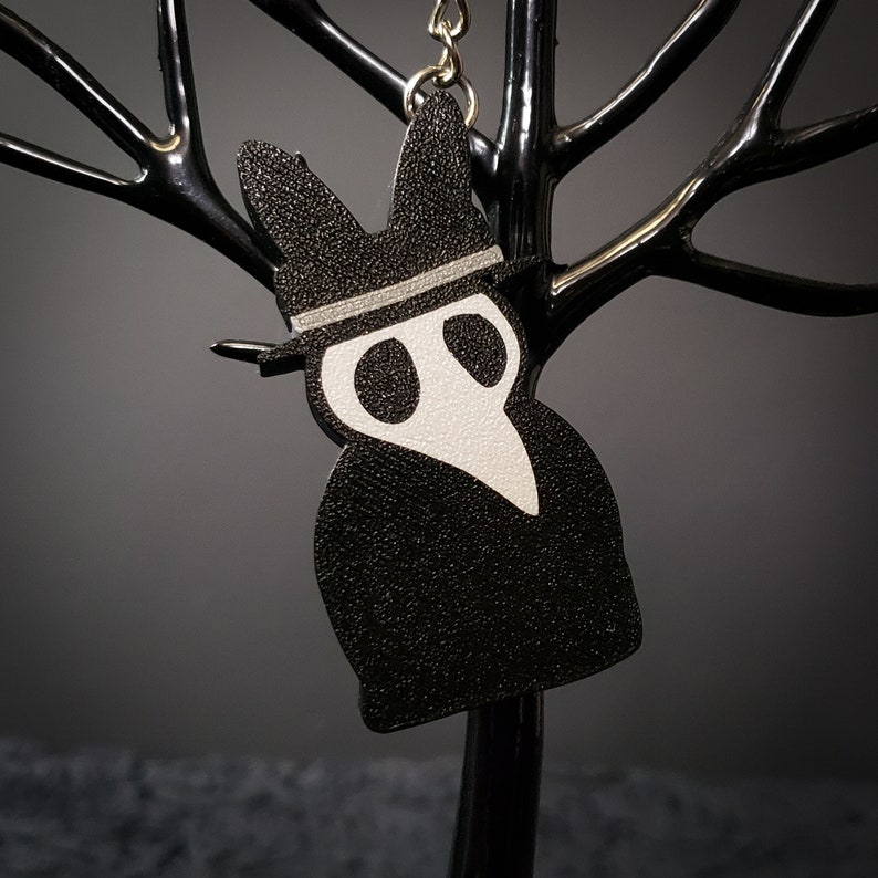 The Cursed Creeps - Plague Doctor Keychain • Easterween Accessory • 3D ...
