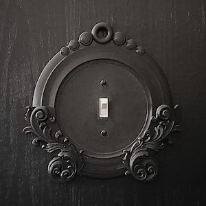 Victorian Frame Switch Plate Cover • Gothic Home Hardware • 3D Printed #R3