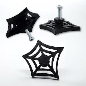 Spinnennetz Schrankknauf • Gothic Home Hardware Dekor • 3D Gedruckt
