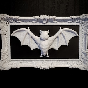 Muurkunst vleermuislijst • Gotisch interieur • 3D-geprint