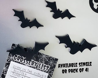 Flying Bat Magnets • Gothic Accessory • 3D Printed