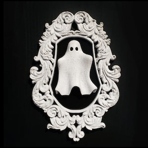 Cuadro con marco fantasma • Decoración gótica para el hogar • Impresión 3D