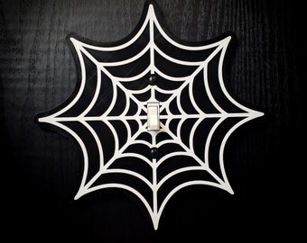 Spider Web Switch Plate Cover • Gothic Home Hardware • 3D Printed