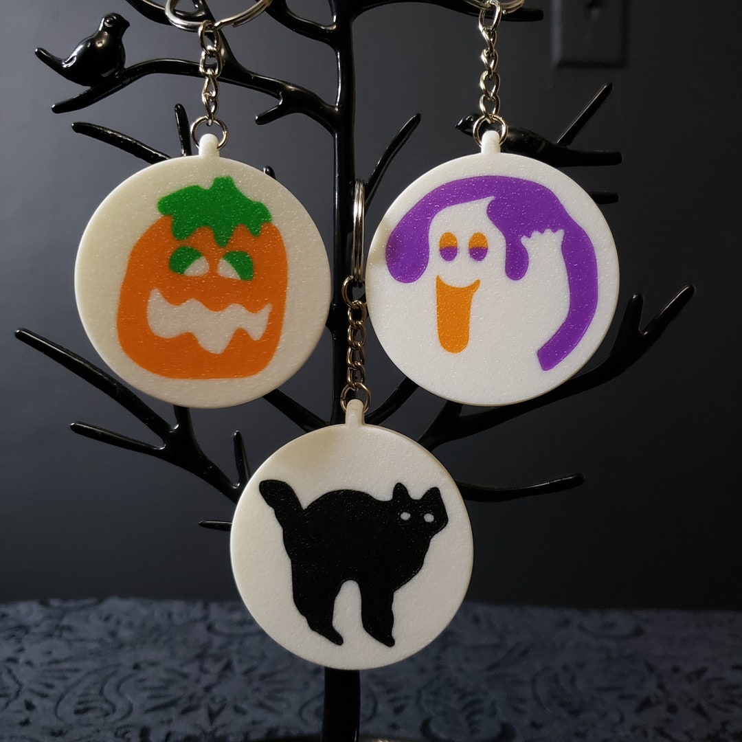 Spooky Sugar Cookie Keychains • Gothic Accessory • 3D Printed - Etsy