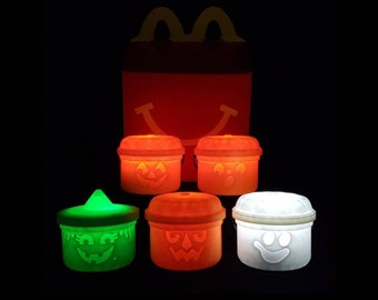 Halloween McBucket Tealight Holder • Gothic Home Decor • 3D Printed