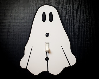 Copri piastra interruttore Ghost • Hardware per la casa gotico • Stampato in 3D