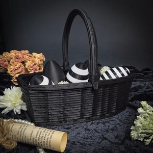Coffin Basket with Handle • Easterween • Gothic Home Decor • 3D Printed