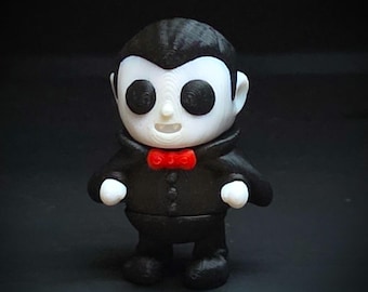Dracula Fidget Toy • Gothic Articulated Accessory • 3D Printed