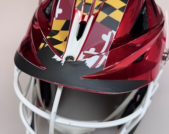 Lacrosse Maryland Theme Helmet Decals