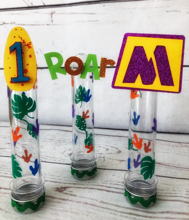 Dinosaur Candy Tubesdinosaur Party Favor Candy Tubes Etsy