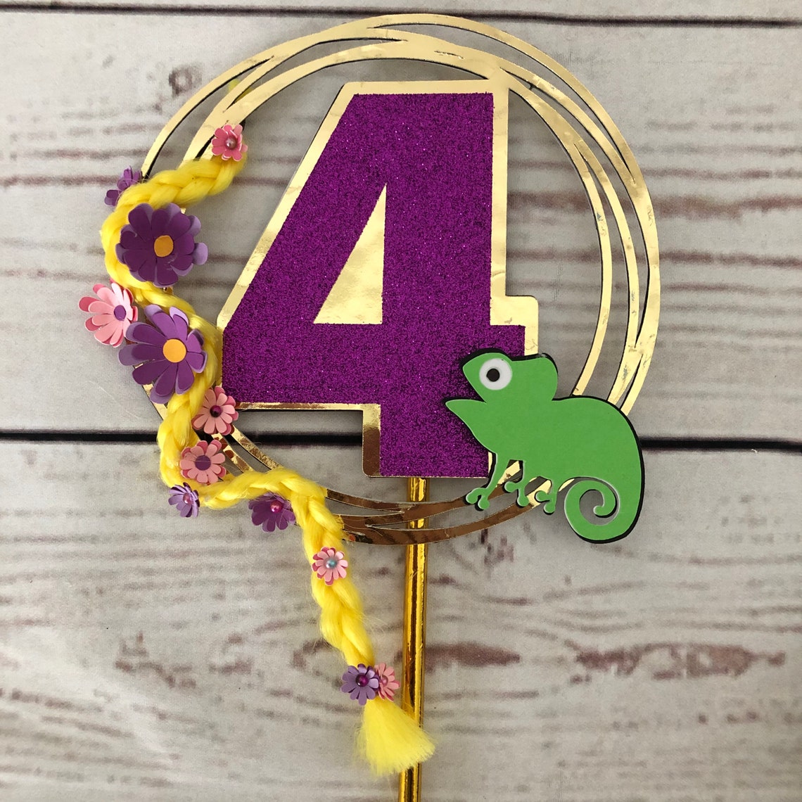 Tangled Inspired Birthday Girl Birthday Party Princess Cake | Etsy