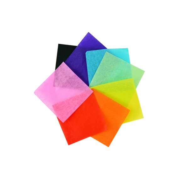 1.5 Tissue Paper Squares for Crafting in Assorted Colors Pack of 2,000 