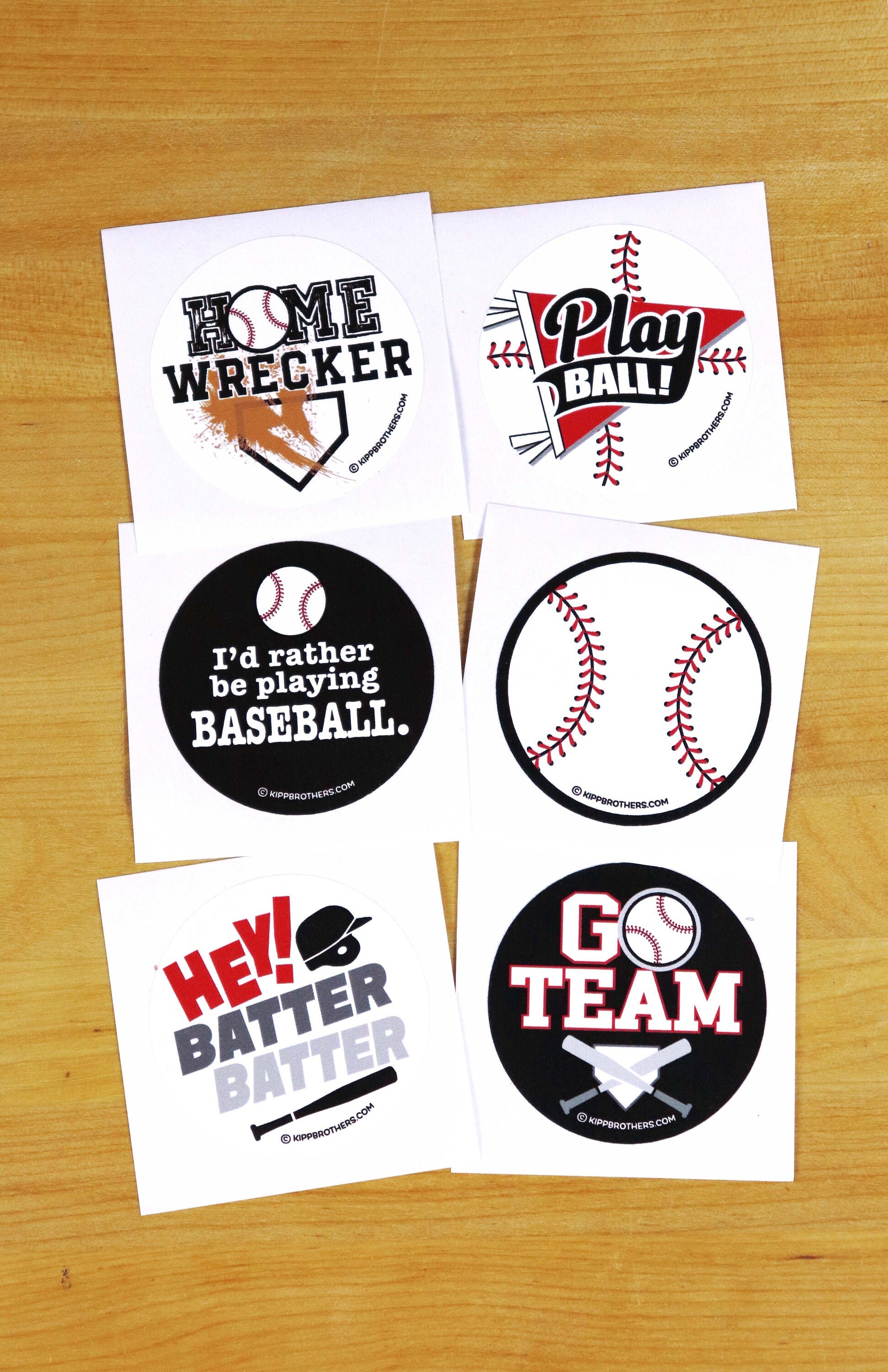 Assorted Baseball Sports Sticker Sheet Pack - 102 Stickers - Etsy