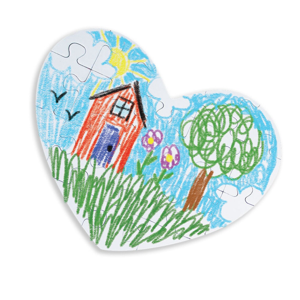 DIY Blank Heart Puzzle Crafts Class Pack of 24 - Etsy