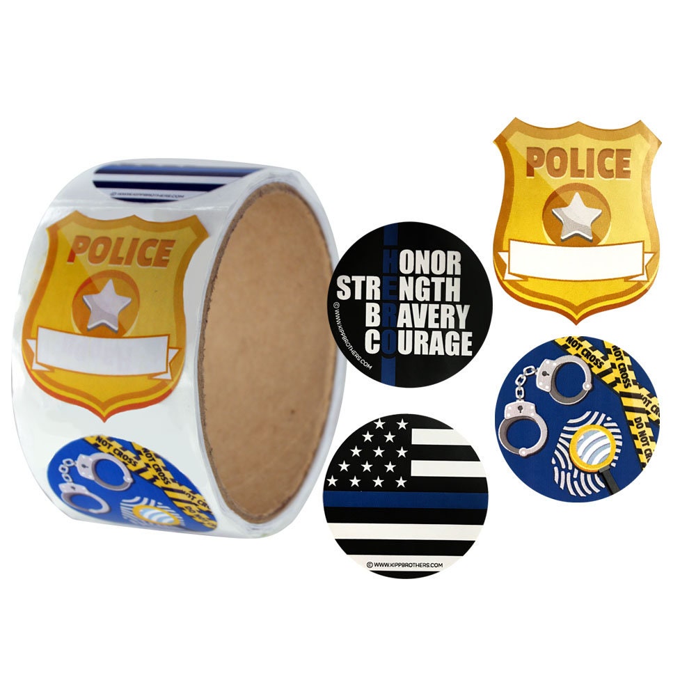 Police Officer & Firefighter Sticker Assortment 200 Stickers - Etsy