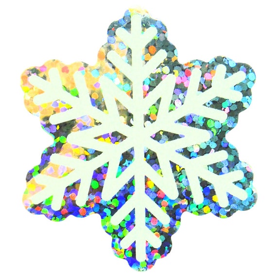 Multi-Color Snowflake Stickers