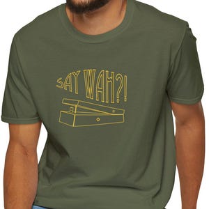 Say Wah, Guitar Pedal - Unisex Softstyle T-Shirt