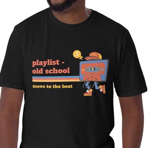 Cassette Tape Playlist T-Shirt: Old School Unisex Tee