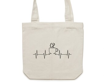 Canvas Coffee Bag Etsy