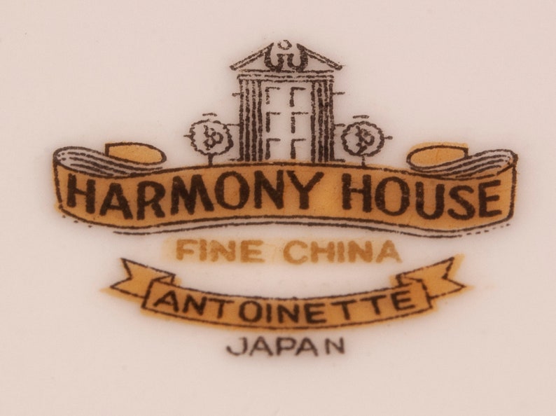 Vintage Harmony House China 83 Piece Set Pattern Etsy