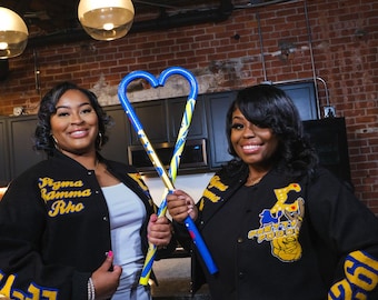 Black Graffiti Sigma Gamma Rho Crop Jacket
