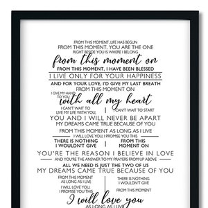From This Moment On - Shania Twain, Song lyrics, Digital download, 90&#39;s retro