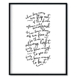 The Hill We Climb - Amanda Gorman, Inaugural Poem, Digital Download