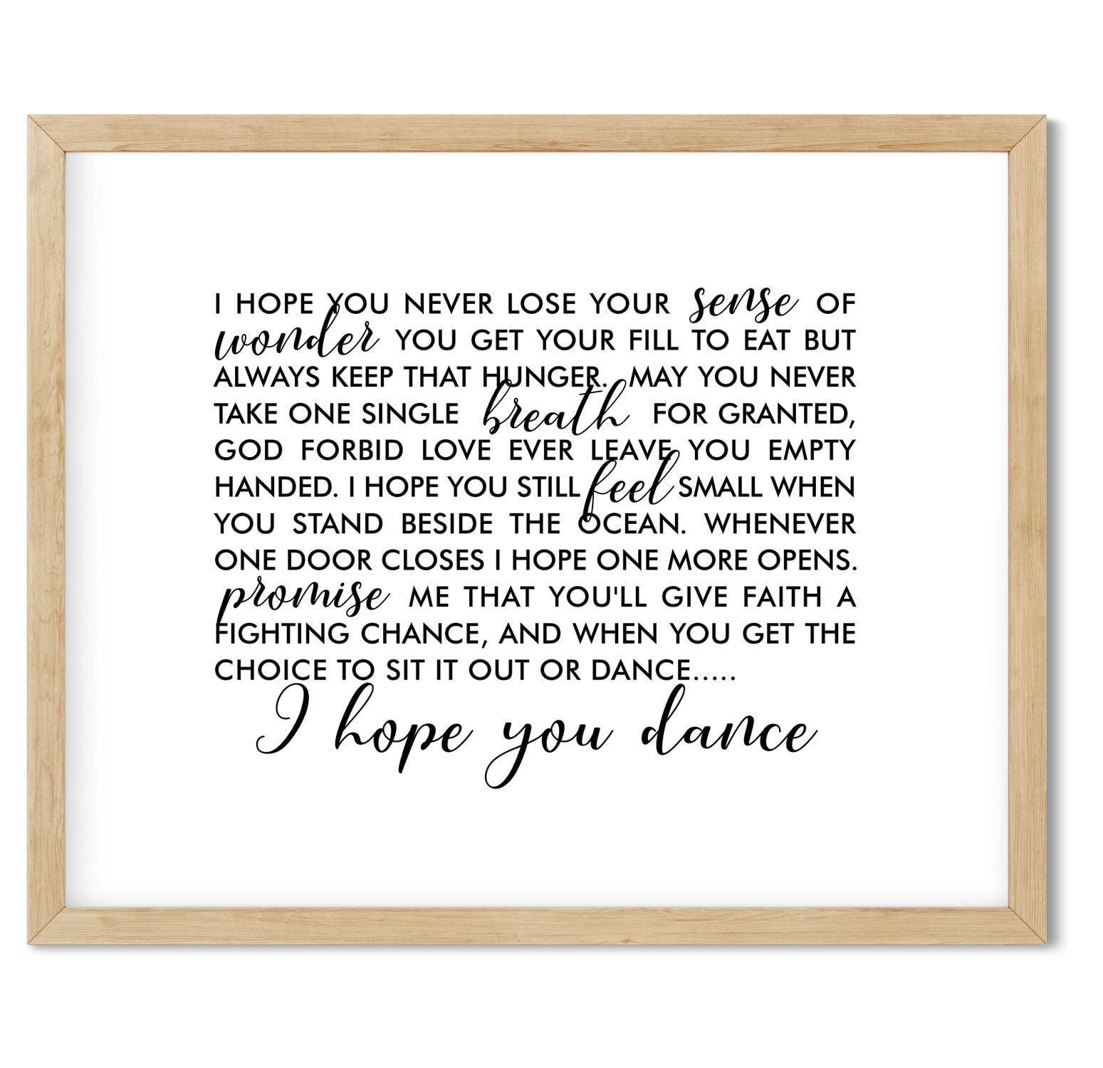 I Hope You Dance Lee Ann Womack Song Lyrics Dancer Quote - Etsy UK