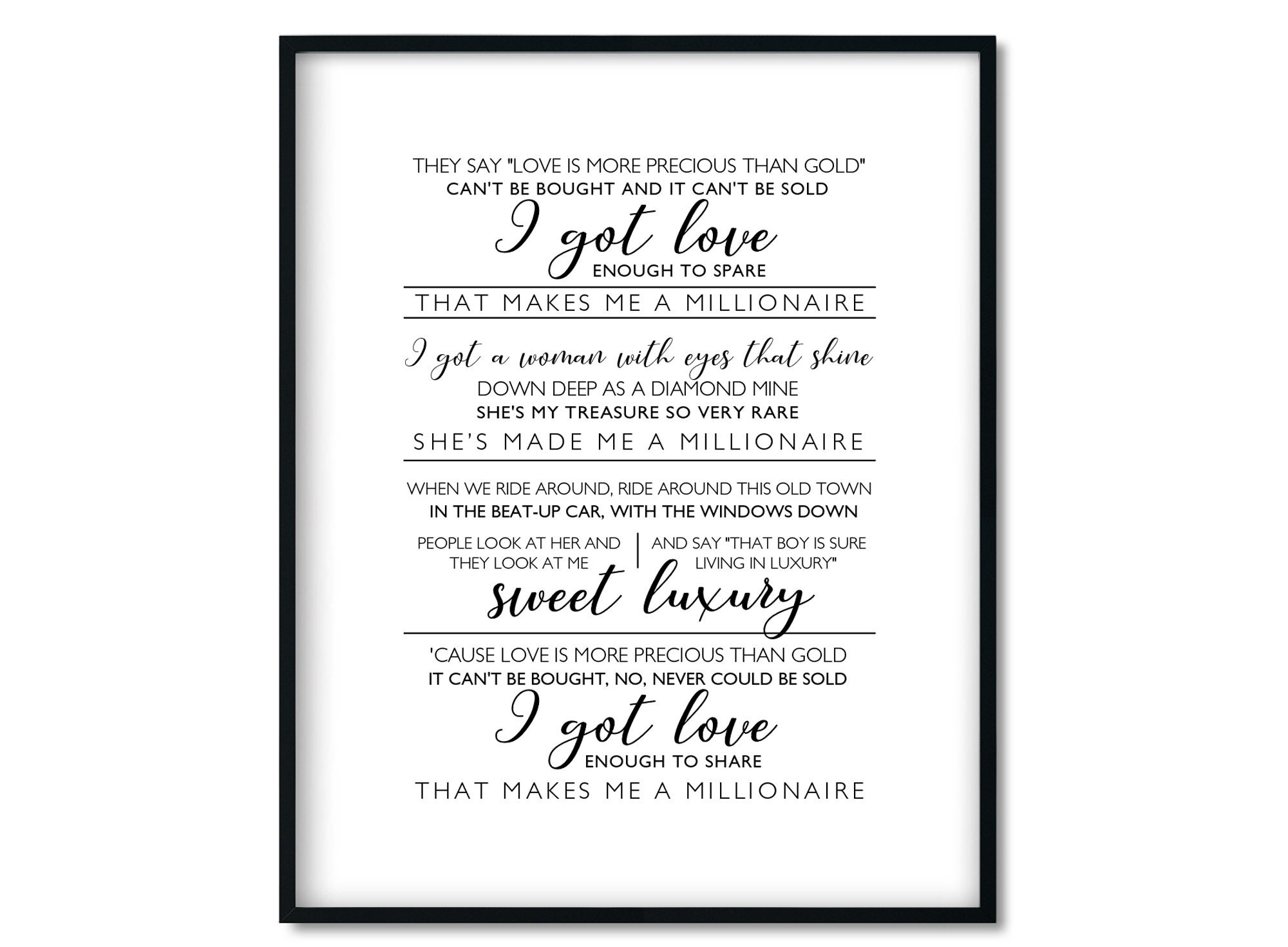 Millionaire - Chris Stapleton, Song Lyrics, Digital Download - Etsy