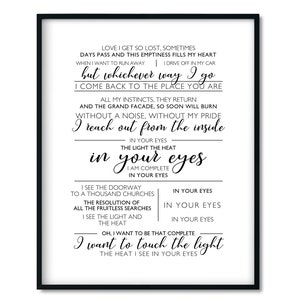 In Your Eyes Peter Gabriel Song lyrics Digital download | Etsy