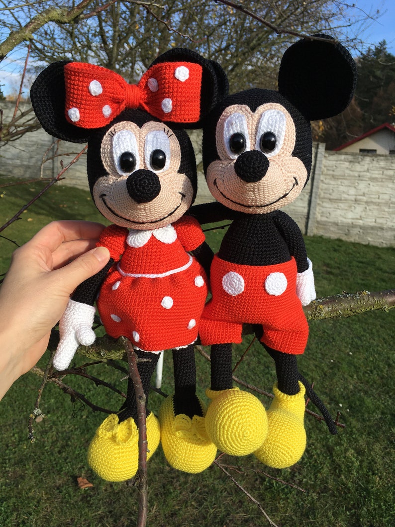 PATTERN crochet Minnie mouse, amigurumi Minnie mouse, pdf tutorial mouse image 6