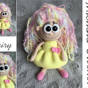 ANLEITUNG Häkelfee, Amigurumi Puppe, PDF Anleitung